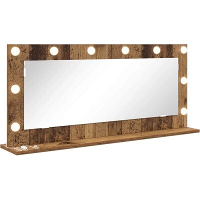 Vidaxl Antyczne Drewniane Lustro 100x45x18cm - Lustro łazienkowe Vidaxl Antyczne Drewniane Lustro 100x45x18cm - Lustro łazienkowe