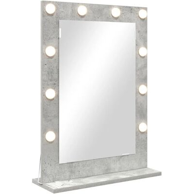 Lustro Łazienkowe Vidaxl z Betonu 70x50x18cm - Montaż na Ścianie Nowoczesny Industrial Lustro Łazienkowe Vidaxl z Betonu 70x50x18cm - Montaż na Ścianie Nowoczesny Industrial