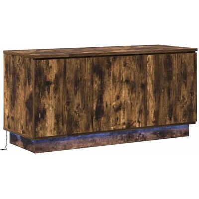 vidaXL TV-Schrank - Modernes Design - Eingebaute Beleuchtung - Geräumiger Stauraum - Nur für Innenbereich vidaXL TV-Schrank - Modernes Design - Eingebaute Beleuchtung - Geräumiger Stauraum - Nur für Innenbereich