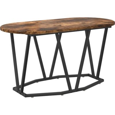 vidaXL Geräucherter Eich Coffee Table - 80x40x40.5 cm - Holz und Metall vidaXL Geräucherter Eich Coffee Table - 80x40x40.5 cm - Holz und Metall