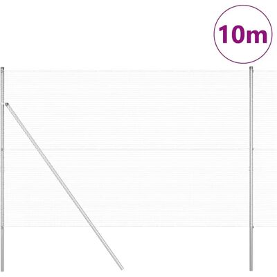Vidaxl galvanized steel garden fence posts - Fence Posts 10 x 1.5 m Set Vidaxl galvanized steel garden fence posts - Fence Posts 10 x 1.5 m Set