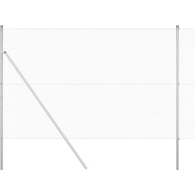 vidaXL 1,6x10 m Galvanisiertes Stahlzaun - Zaun vidaXL 1,6x10 m Galvanisiertes Stahlzaun - Zaun