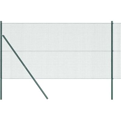 vidaXL Gartenzaun mit 13 Pfosten Grün 50m - Zaun vidaXL Gartenzaun mit 13 Pfosten Grün 50m - Zaun