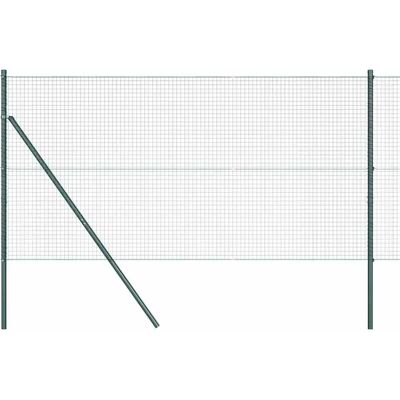 vidaXL Grüne 13 Pfosten 50m Metallzaun - Zaun vidaXL Grüne 13 Pfosten 50m Metallzaun - Zaun