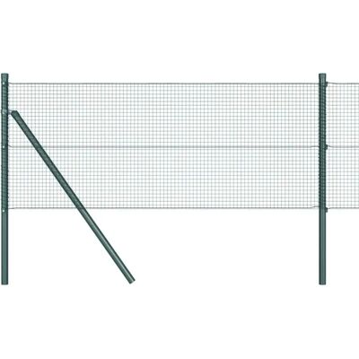 Vidaxl grünes Zaunpfostenset mit Maschendraht Vidaxl grünes Zaunpfostenset mit Maschendraht