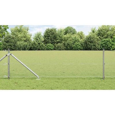 vidaXL Galvaniseret Stålhegn Sæt - 0.4x25 m - Holdbart & Nem at Installere vidaXL Galvaniseret Stålhegn Sæt - 0.4x25 m - Holdbart & Nem at Installere