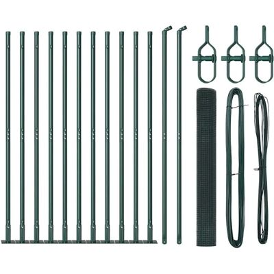 Clôture en acier verte VidaXL 1.2x25 m - Barrière Clôture en acier verte VidaXL 1.2x25 m - Barrière