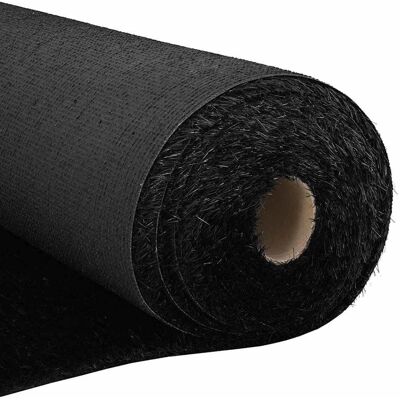 vidaXL - Kunstgras - Black - PP 1x10m - Artificial grass vidaXL - Kunstgras - Black - PP 1x10m - Artificial grass