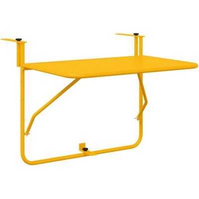 vidaXL Garden Table - Weather-resistant Steel, Adjustable Armrests, Seats Four vidaXL Garden Table - Weather-resistant Steel, Adjustable Armrests, Seats Four