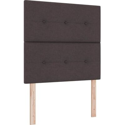 vidaXL Hoofdbord Met Knopstikking Donkerbruin - Hoofdbord vidaXL Hoofdbord Met Knopstikking Donkerbruin - Hoofdbord