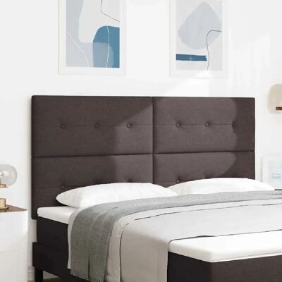 Vidaxl - Gepolstertes Kopfteil - Dunkelbraun - 180 cm - Headboard Vidaxl - Gepolstertes Kopfteil - Dunkelbraun - 180 cm - Headboard
