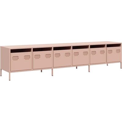vidaXL 202x39x43,5 cm Pinkes TV-Möbel - Fernsehmöbel vidaXL 202x39x43,5 cm Pinkes TV-Möbel - Fernsehmöbel