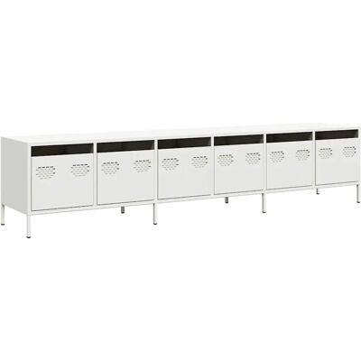 vidaXL 202x39x43,5 cm Stål TV-skab - TV-bord og Skab vidaXL 202x39x43,5 cm Stål TV-skab - TV-bord og Skab