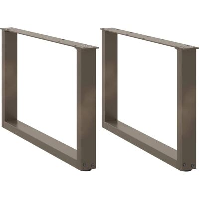 vidaXL U-Form Couchtischbeine - 60x(42-43) cm vidaXL U-Form Couchtischbeine - 60x(42-43) cm