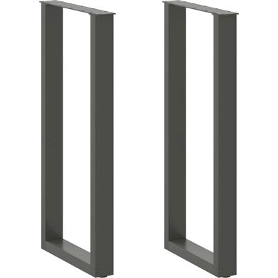 Pattes de table basse en U en acier VidaXL - Support & Design Moderne Pattes de table basse en U en acier VidaXL - Support & Design Moderne