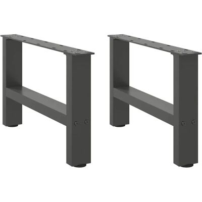 vidaXL Stahl Anthrazit Couchtischbeine - 50x(30-31) cm vidaXL Stahl Anthrazit Couchtischbeine - 50x(30-31) cm