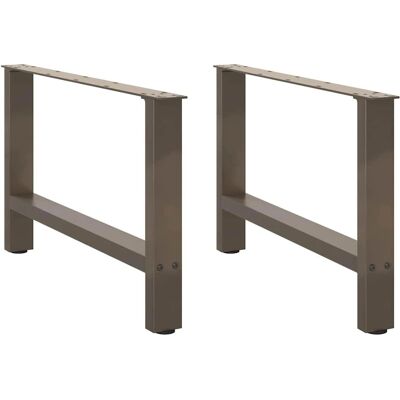 vidaXL Natural Steel Coffee Table Legs - 70 x (42-43) cm - Coffee Table Legs vidaXL Natural Steel Coffee Table Legs - 70 x (42-43) cm - Coffee Table Legs