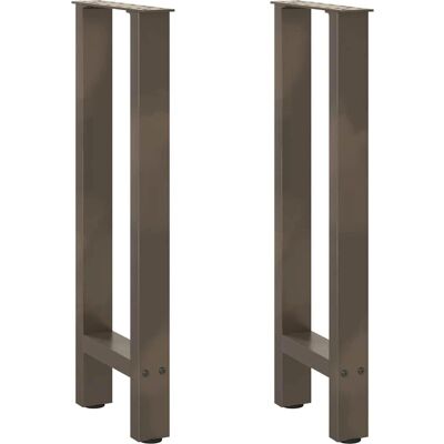 vidaXL Salontafelpoten natuurlijk staal 2 stuks 38x(72-73) cm - Salontafelpoten vidaXL Salontafelpoten natuurlijk staal 2 stuks 38x(72-73) cm - Salontafelpoten