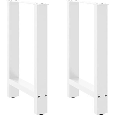 vidaXL Weiße 50x(72-73) cm Stahl Couchtischbeine vidaXL Weiße 50x(72-73) cm Stahl Couchtischbeine