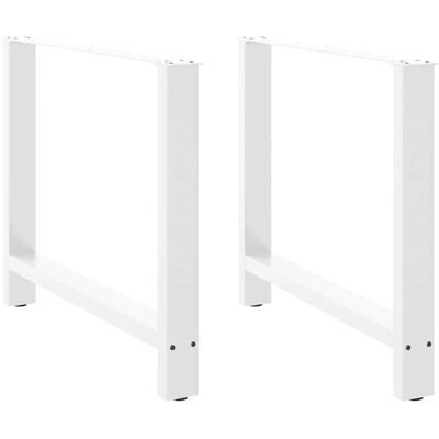 vidaXL Witte stalen salontafelpoot 2 stuks - 100x72-73cm - Ondersteuning voor salontafel vidaXL Witte stalen salontafelpoot 2 stuks - 100x72-73cm - Ondersteuning voor salontafel