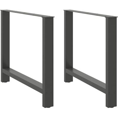 vidaXL - Couchtischbeine - Robustes Stahl, Verstellbare Füße - 100x(72-73)cm vidaXL - Couchtischbeine - Robustes Stahl, Verstellbare Füße - 100x(72-73)cm