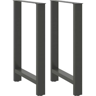 vidaXL Anthrazit Stahl Couchtisch Beine Unterstützung vidaXL Anthrazit Stahl Couchtisch Beine Unterstützung