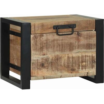 Vidaxl Massiv Mango Holz Metall Aufbewahrungsbox Vidaxl Massiv Mango Holz Metall Aufbewahrungsbox