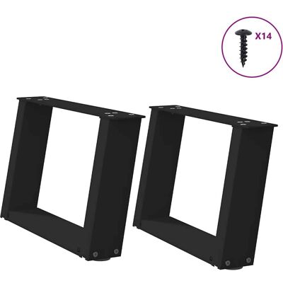 vidaXL U-förmige Couchtischbeine - 50x(30-31) cm vidaXL U-förmige Couchtischbeine - 50x(30-31) cm