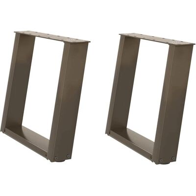 vidaXL Coffee Table Legs U-shape 2 pcs - Coffee Table Legs vidaXL Coffee Table Legs U-shape 2 pcs - Coffee Table Legs