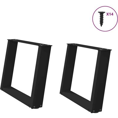 vidaXL 7353 U-förmige Stahl Couchtischbeine - Tischbeine vidaXL 7353 U-förmige Stahl Couchtischbeine - Tischbeine