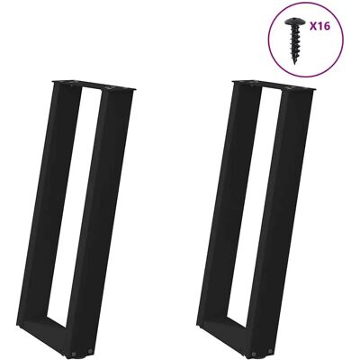 vidaXL U-Shaped Console Table Legs - Console Table Legs vidaXL U-Shaped Console Table Legs - Console Table Legs