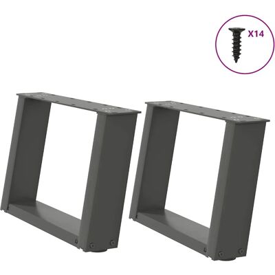vidaXL U-vormige stalen tafelpoten - Tabeltype vidaXL U-vormige stalen tafelpoten - Tabeltype