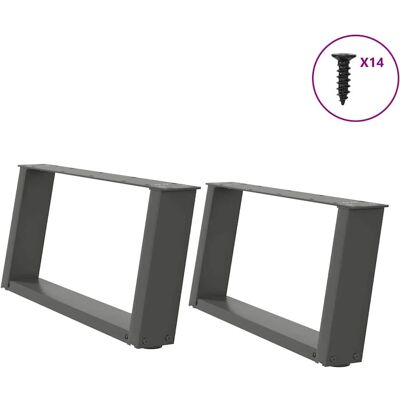 vidaXL U-förmige Tischbeine 60x(72-73)cm - Tischbeine vidaXL U-förmige Tischbeine 60x(72-73)cm - Tischbeine