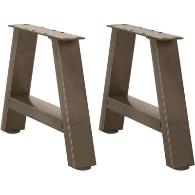 vidaXL Pieds de table basse en forme d'A 2 pcs. 40x(30-31)cm Acier Noir - Publicité vidaXL Pieds de table basse en forme d'A 2 pcs. 40x(30-31)cm Acier Noir - Publicité