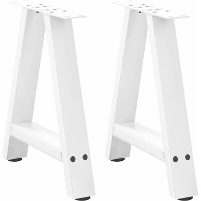 vidaXL 4012829 Weiße A-förmige Couchtischbeine - Couchtischbeine vidaXL 4012829 Weiße A-förmige Couchtischbeine - Couchtischbeine