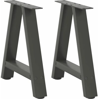 vidaXL Couchtischbeine Anthrazit - Couchtisch Beine vidaXL Couchtischbeine Anthrazit - Couchtisch Beine