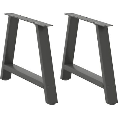 vidaXL A-förmige Couchtischbeine 2 Stück Stahl vidaXL A-förmige Couchtischbeine 2 Stück Stahl