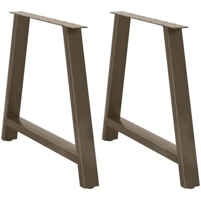vidaXL A-Form 2 Stk. Couchtischbeine 100x(72-73) cm Stahl vidaXL A-Form 2 Stk. Couchtischbeine 100x(72-73) cm Stahl