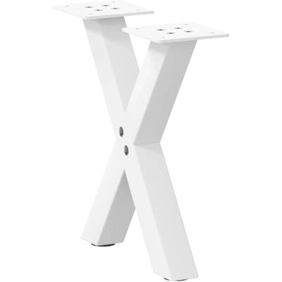 vidaXL White X-Shaped Table Legs 30x(30-31)cm - Table Legs vidaXL White X-Shaped Table Legs 30x(30-31)cm - Table Legs