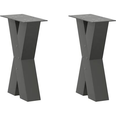 vidaXL X-vormige stalen tafelpoten - Tafelpoten vidaXL X-vormige stalen tafelpoten - Tafelpoten