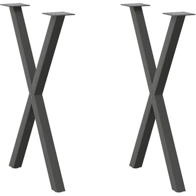 vidaXL X-förmige Esstischbeine - Tischteile vidaXL X-förmige Esstischbeine - Tischteile