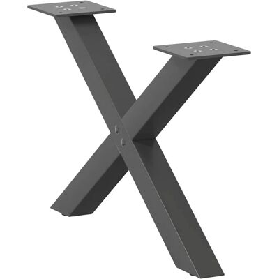 vidaXL 4012918 Stalen X-vormige eettafelpoten - Tafel vidaXL 4012918 Stalen X-vormige eettafelpoten - Tafel