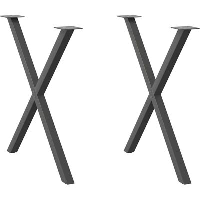 vidaXL X-förmige Esszimmertischbeine - Tischteil vidaXL X-förmige Esszimmertischbeine - Tischteil