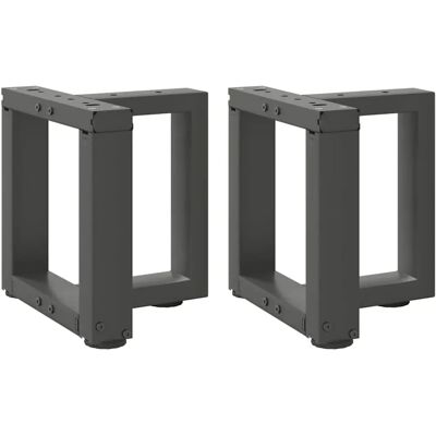 vidaXL 4013002 Couchtischbeine T-Form Anthrazit Stahl vidaXL 4013002 Couchtischbeine T-Form Anthrazit Stahl