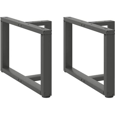 vidaXL T-Form Couchtischbeine 2 St Steel Anthrazit vidaXL T-Form Couchtischbeine 2 St Steel Anthrazit