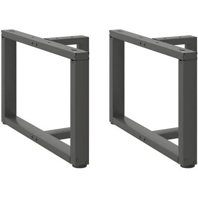 vidaXL Couchtischbeine T-Form 2 Stk. Anthrazit - Couchtischbeine vidaXL Couchtischbeine T-Form 2 Stk. Anthrazit - Couchtischbeine
