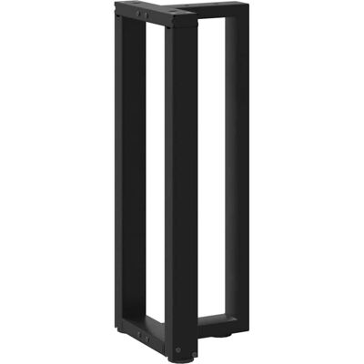 vidaXL Konsolentischbeine T-Form Schwarz 25x28x(72-73) cm Stahl - Tischbeine vidaXL Konsolentischbeine T-Form Schwarz 25x28x(72-73) cm Stahl - Tischbeine