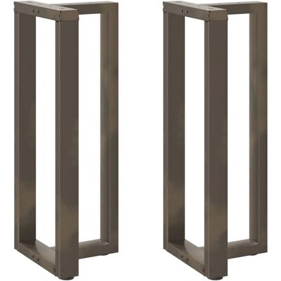 vidaXL T-vormige bar tafelpoten 2 stuks Natuurlijk staal 40x35x(100-101) cm vidaXL T-vormige bar tafelpoten 2 stuks Natuurlijk staal 40x35x(100-101) cm