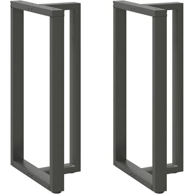 Pieds de table vidaXL 4013106 Anthracite - Table - Publicité Pieds de table vidaXL 4013106 Anthracite - Table - Publicité