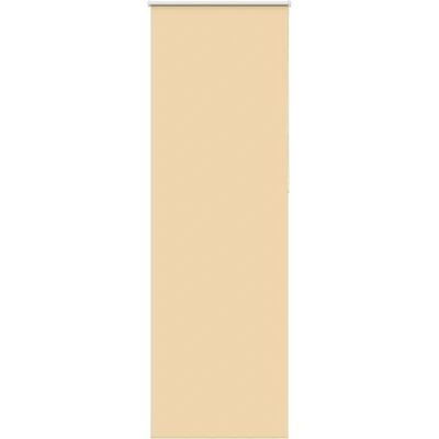 vidaXL Voile enroulable Beige - 75x230cm - Polyester vidaXL Voile enroulable Beige - 75x230cm - Polyester